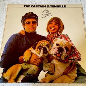 Vintage Vinyl album “Captain & Tennille- Love will keep us together “